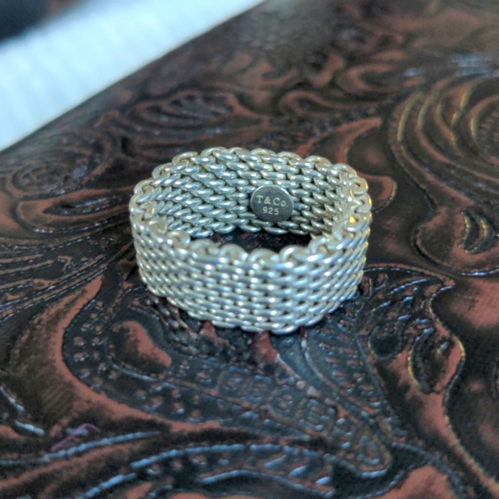 Tiffany & Co. Classic Somerset Mesh Ring